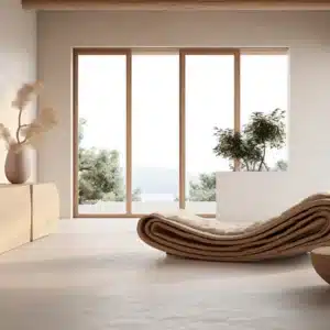 Clean San Francisco living room during winter season