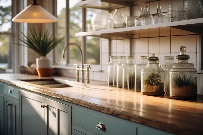 Deep winter cleaning in a Bay Area kitchen